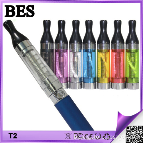 T2 Atomizer Vaporizer Vapor with Many Colors for Choosing